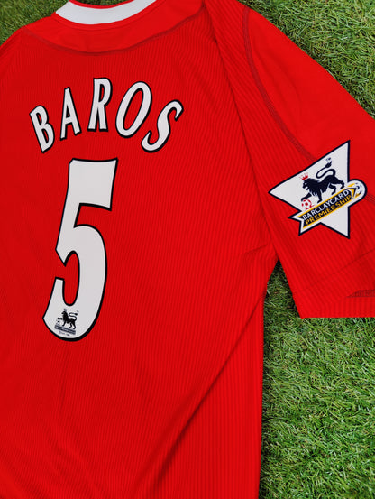 Milan Baros Str. L Liverpool Hjemmebanetrøje (2003-04)