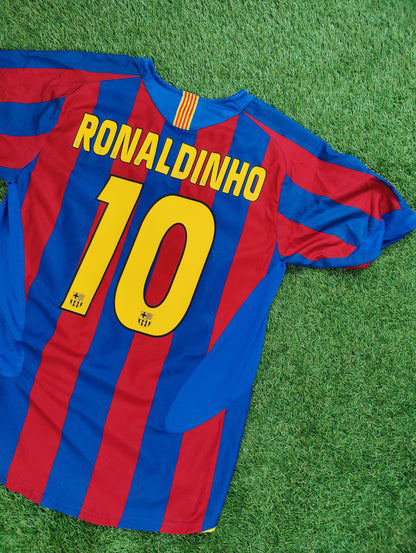 Ronaldinho Str. M FC Barcelona Hjemmebanetrøje – (2005/06)