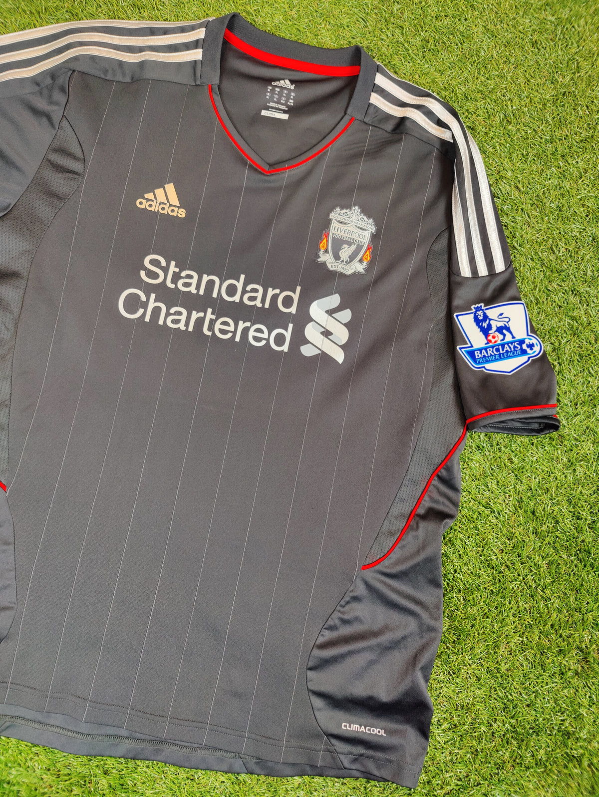 Daniel Agger Str. XL Liverpool Udebanetrøje (2011-2012)