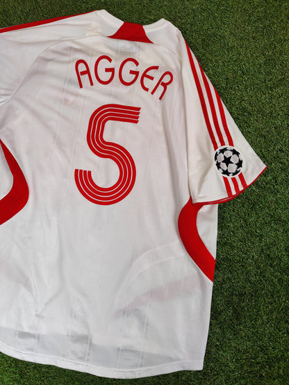 Daniel Agger Str. XL Liverpool Udebanetrøje (2007/2008)