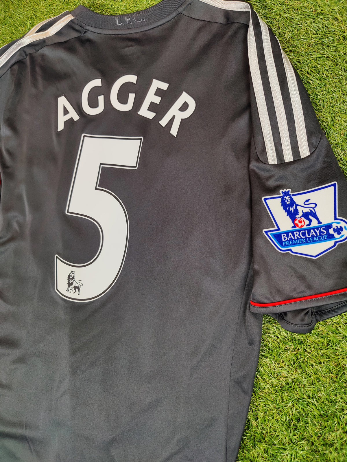 Daniel Agger Str. XL Liverpool Udebanetrøje (2011-2012)