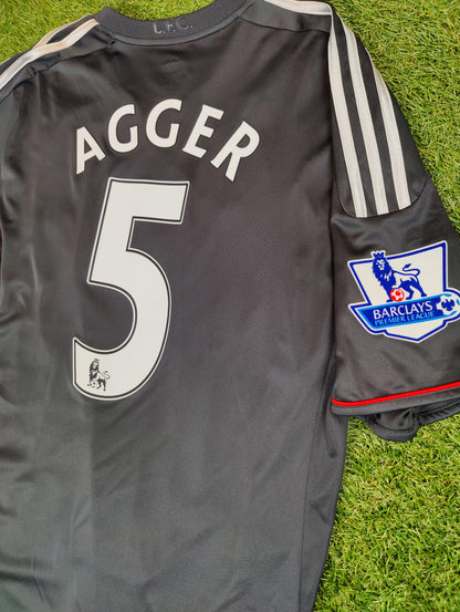 Daniel Agger Str. XL Liverpool Udebanetrøje (2011-2012)
