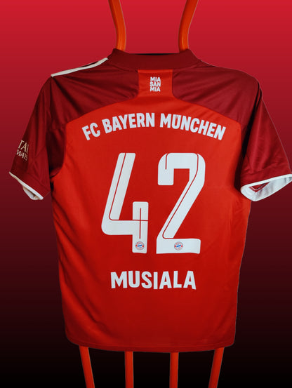 Jamal Musiala Bayern München Hjemmebanetrøje – Str. L (2021/22)